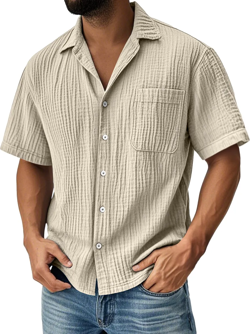Modern Short Sleeve Pocket Shirt