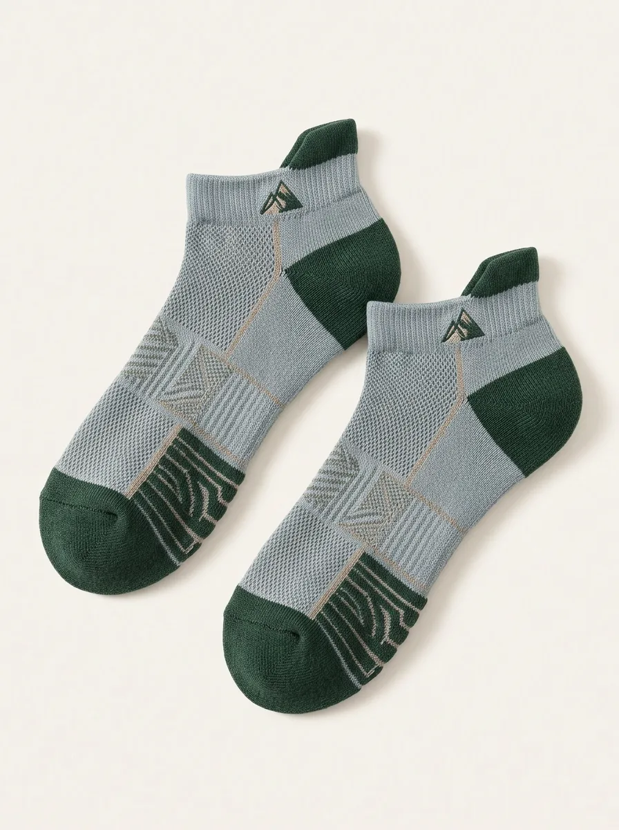 Mountain Graphic Ankle Socks for Men