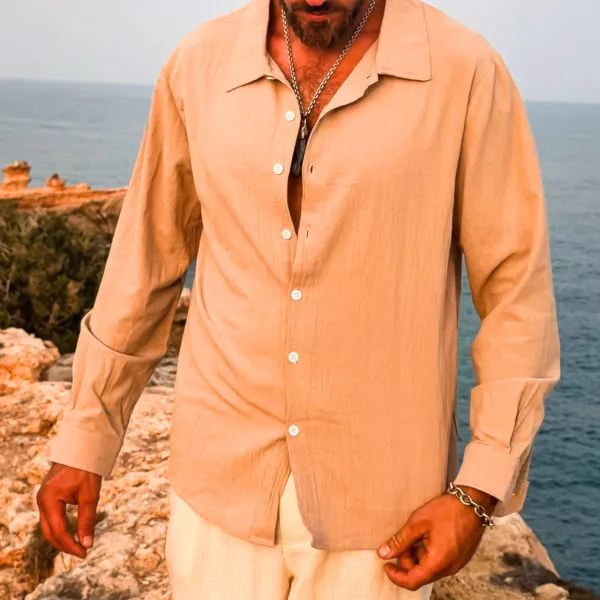 Relaxed Linen Men's Shirt
