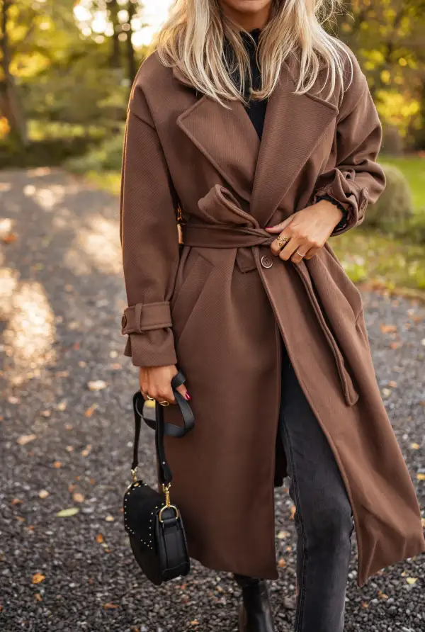 Relaxed Longline Casual Coat
