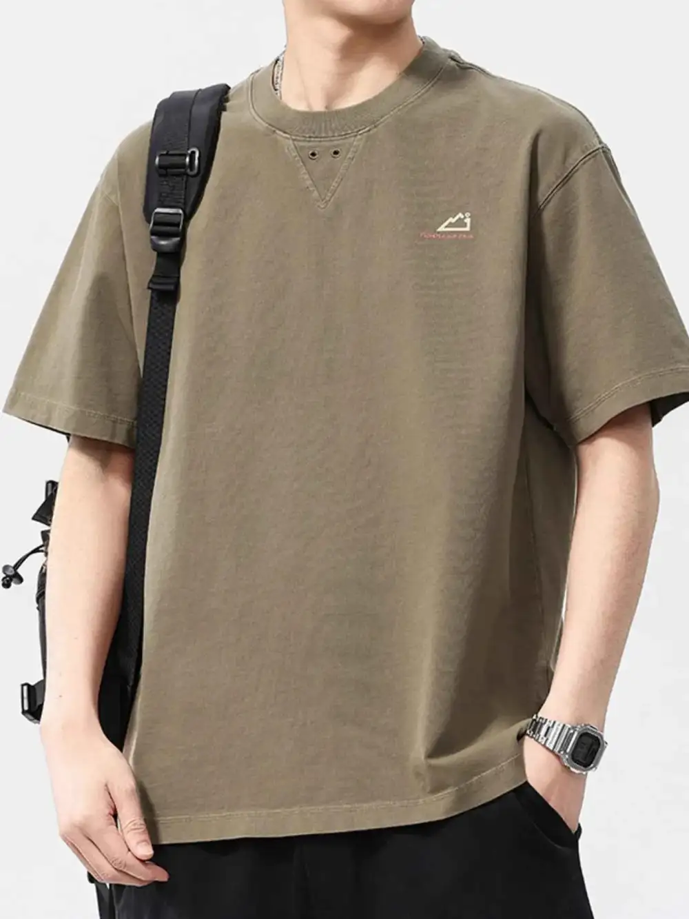 Versatile Round Neck Short Sleeve T-Shirt