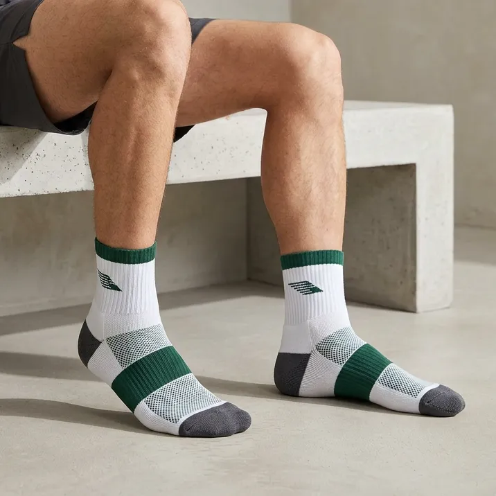 Men's Clean Stripe Athletic Socks