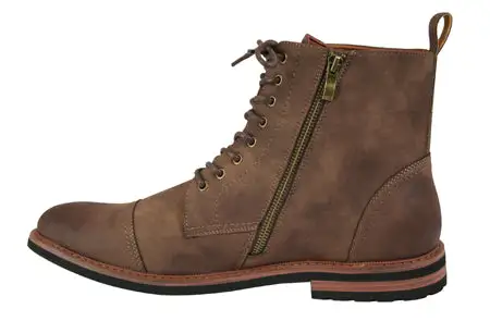 Men's Versatile Equestrian Side Zip Faux Leather Everyday Boots