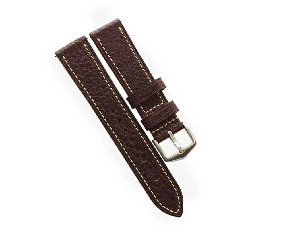 Leather Smartwatch-Compatible Watch Strap