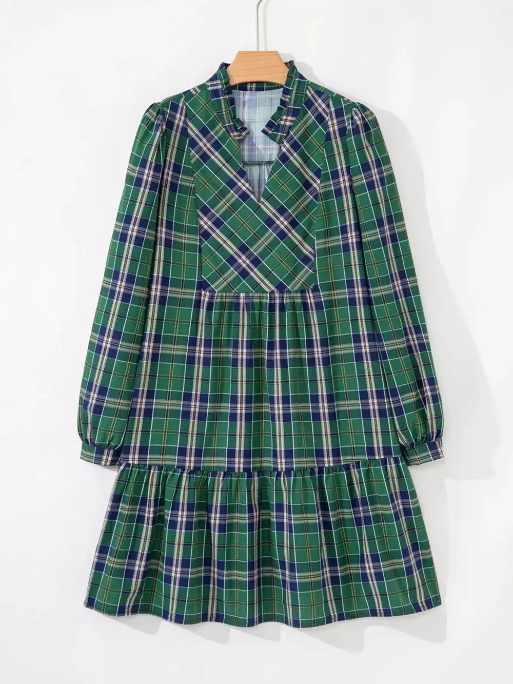 Long Sleeve Shift Mini Dress