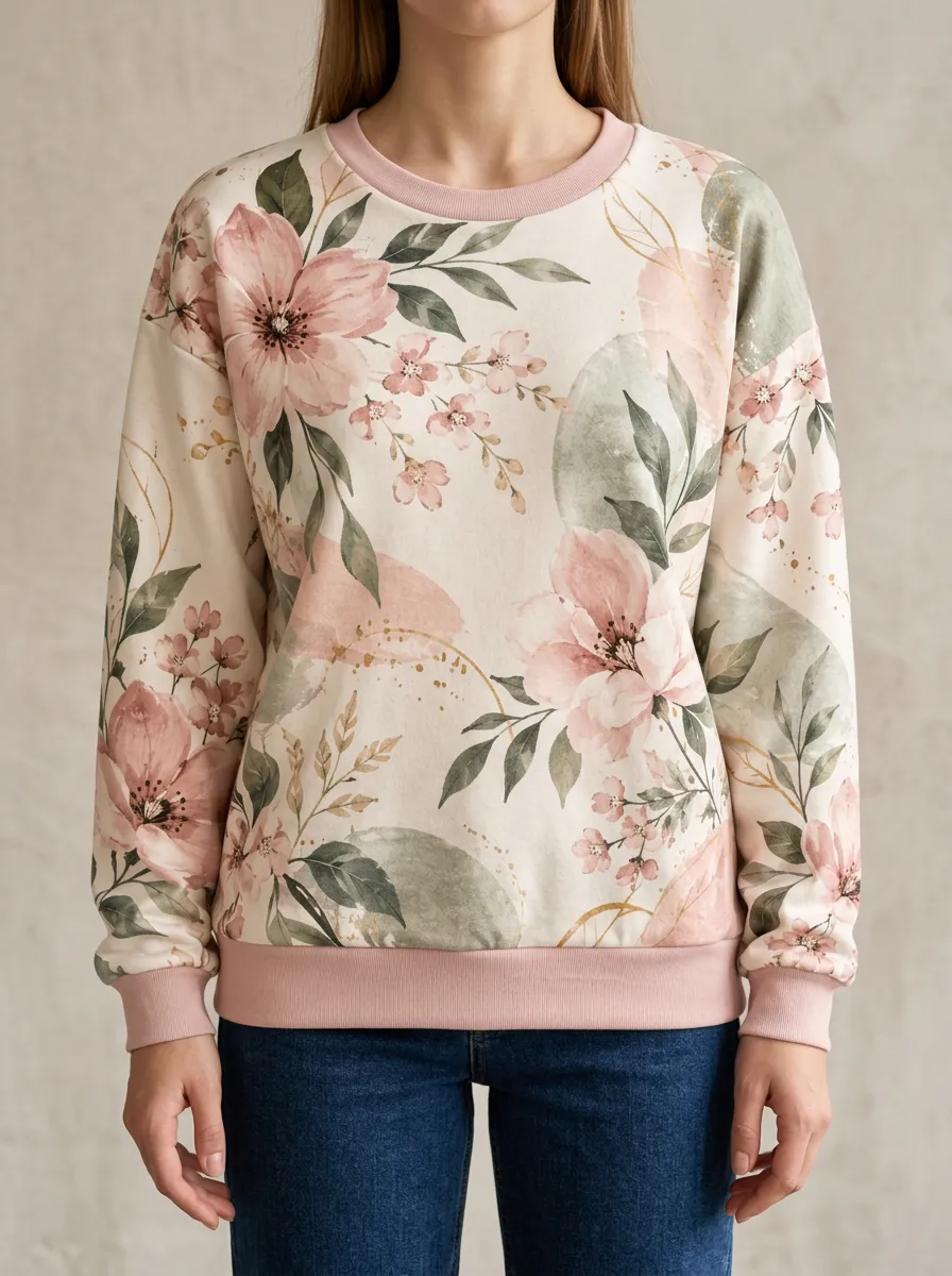 Casual Graphic Pullover