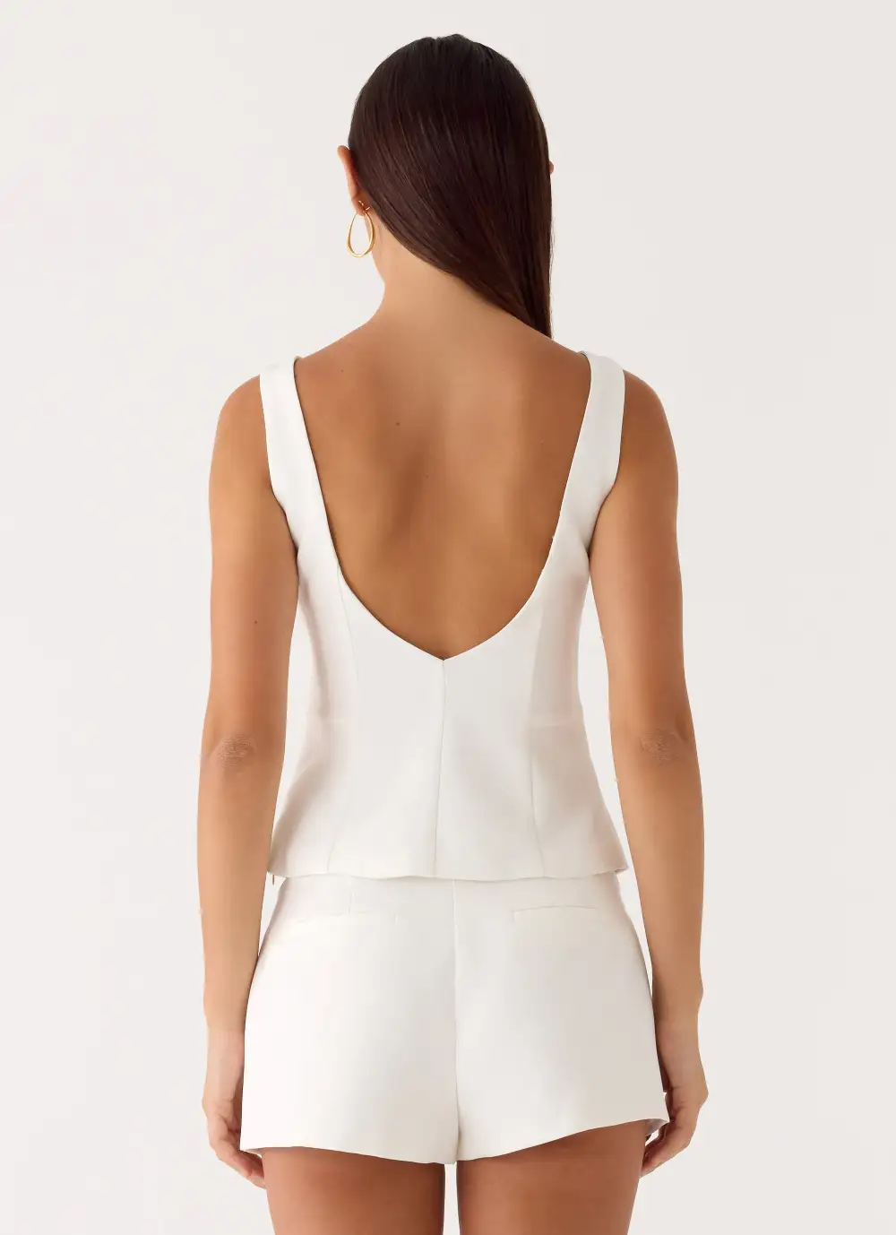 Sleek Belted Shorts
