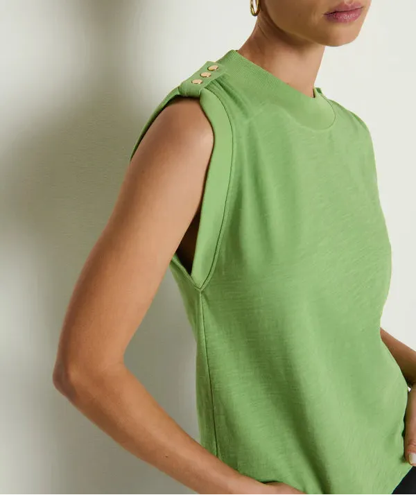 Ribbed Cropped Tank Top