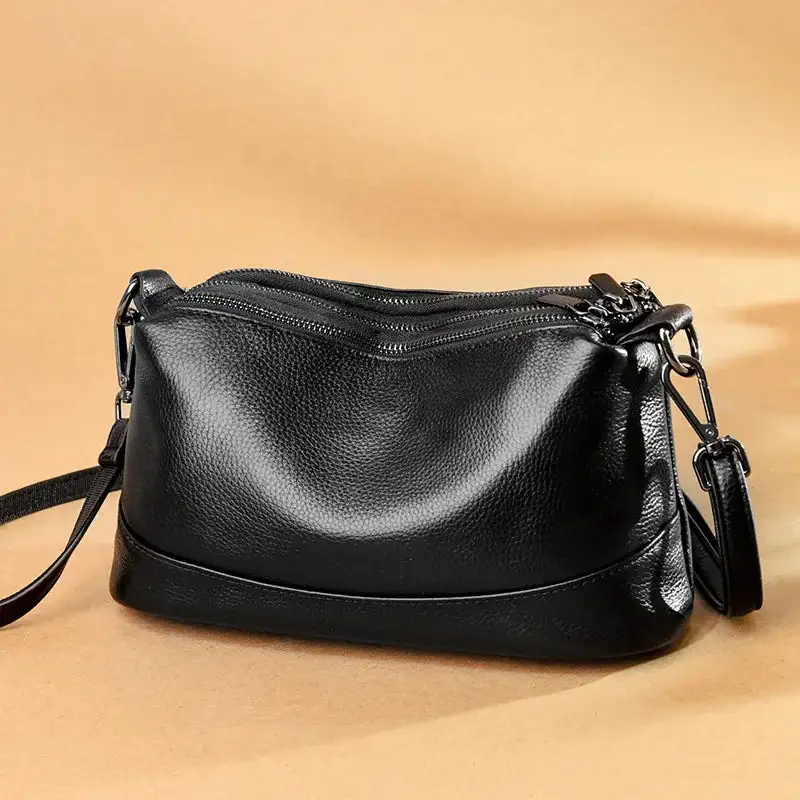 Contemporary Icon: Genuine Leather Designer Shoulder Bag