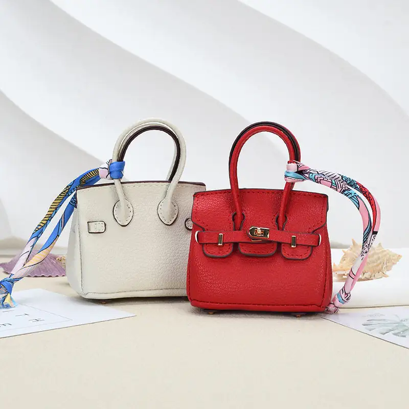 Mini Platinum Bag Pendant Keychain Earphone Accessory