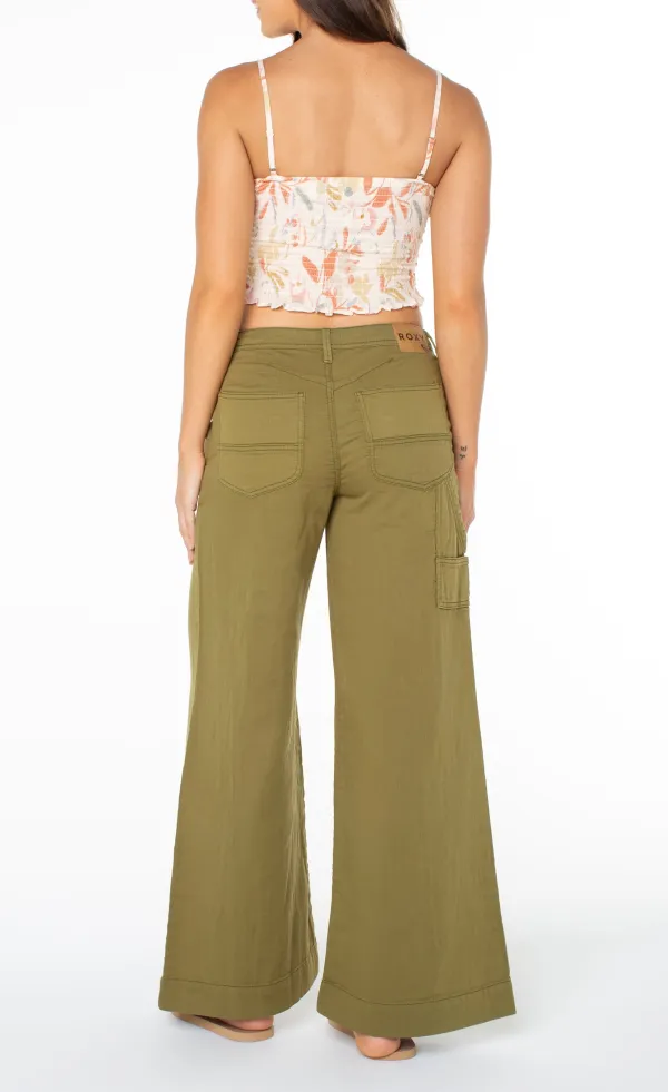 Clean Wide Leg Pull On Pants
