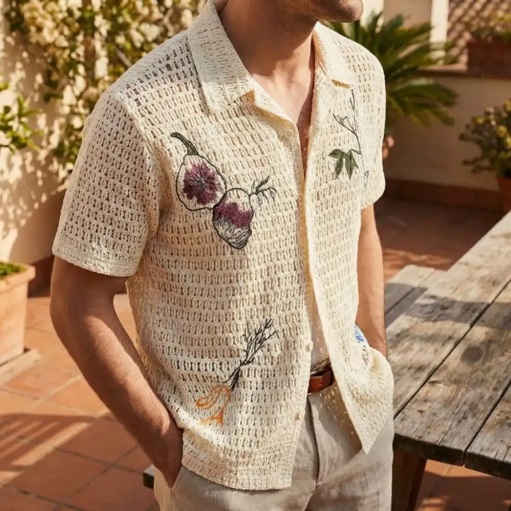Easygoing Embroidered Polo Shirt