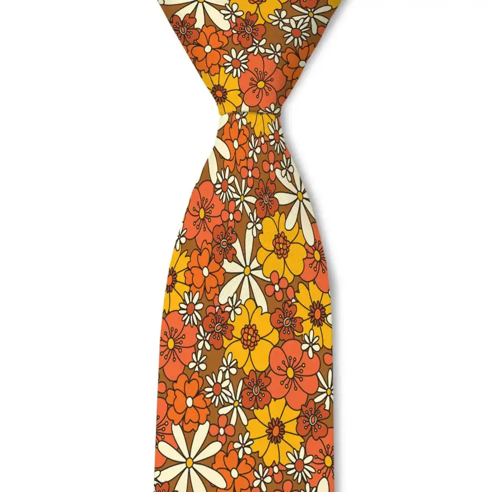 Polished Novelty Pattern Necktie