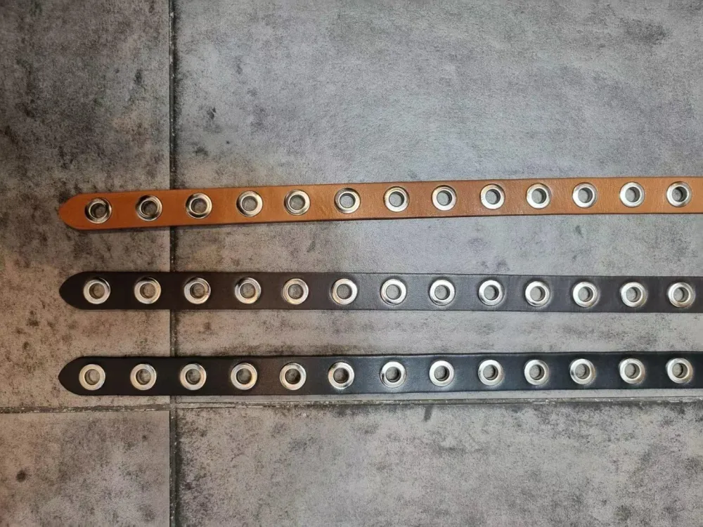 Refined Buckle Genuine Leather Belt