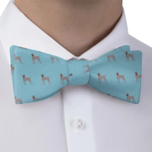 Weimaraner Pattern Bow Tie