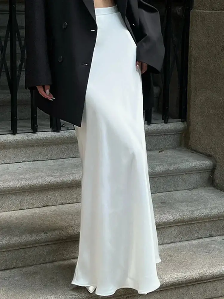 Satin Maxi Skirt
