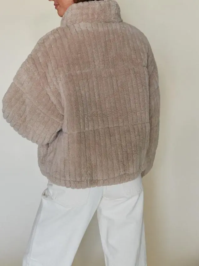Plush Puffer Jacket