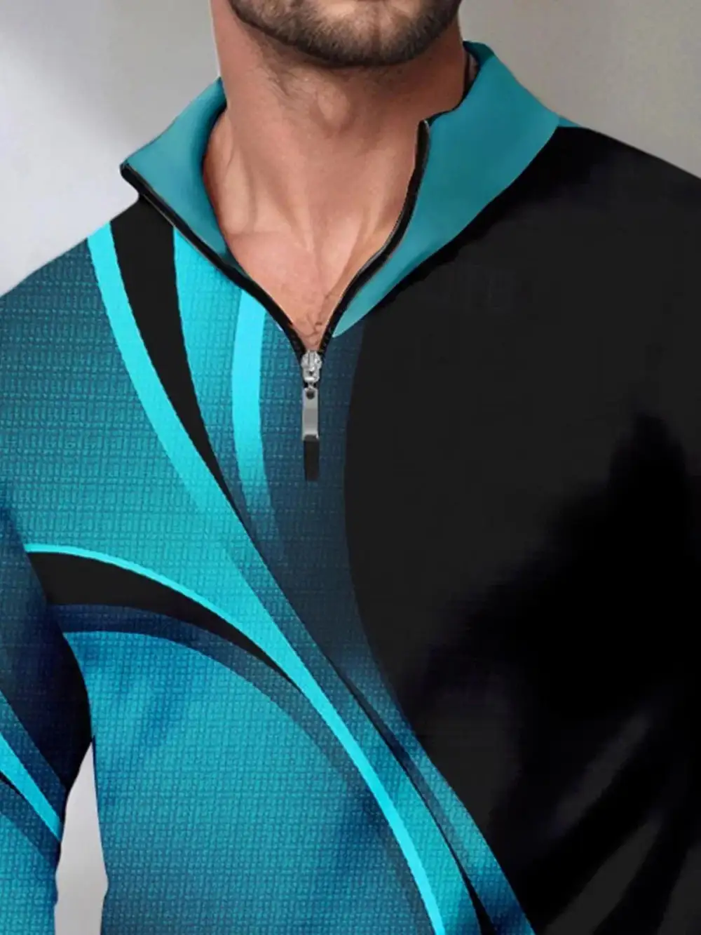 Long Sleeve Pullover Golf Shirt