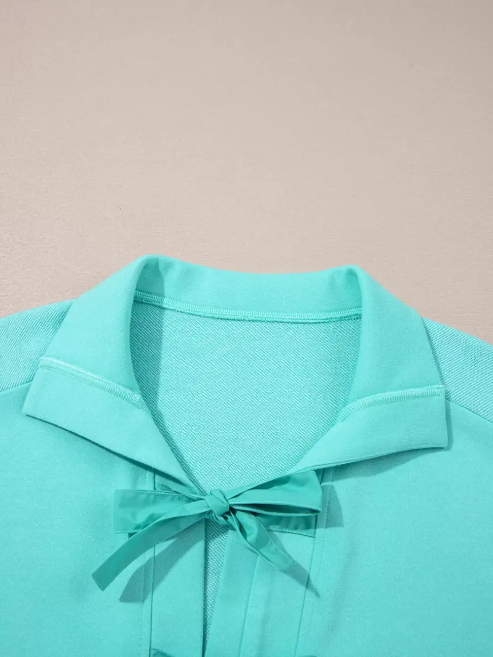 Pocketed Collared Mini Dress