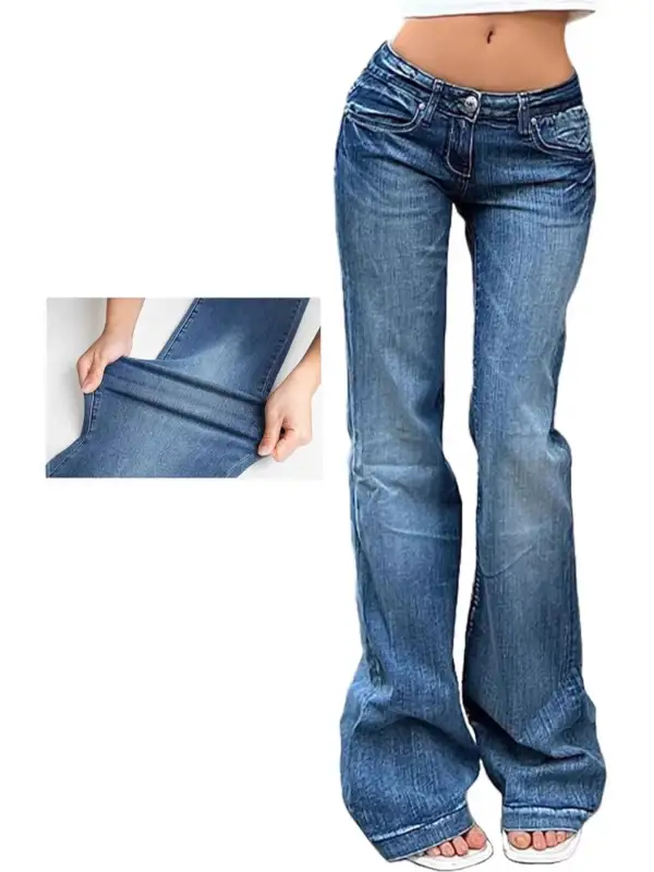 Stretch Soft Flare Denim Jeans