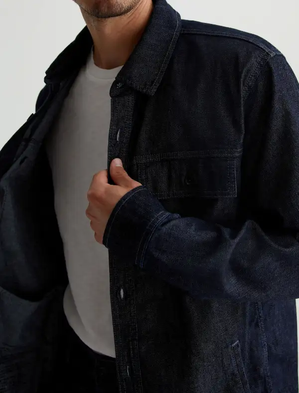 Men's Refined Tapered Denim Jacket