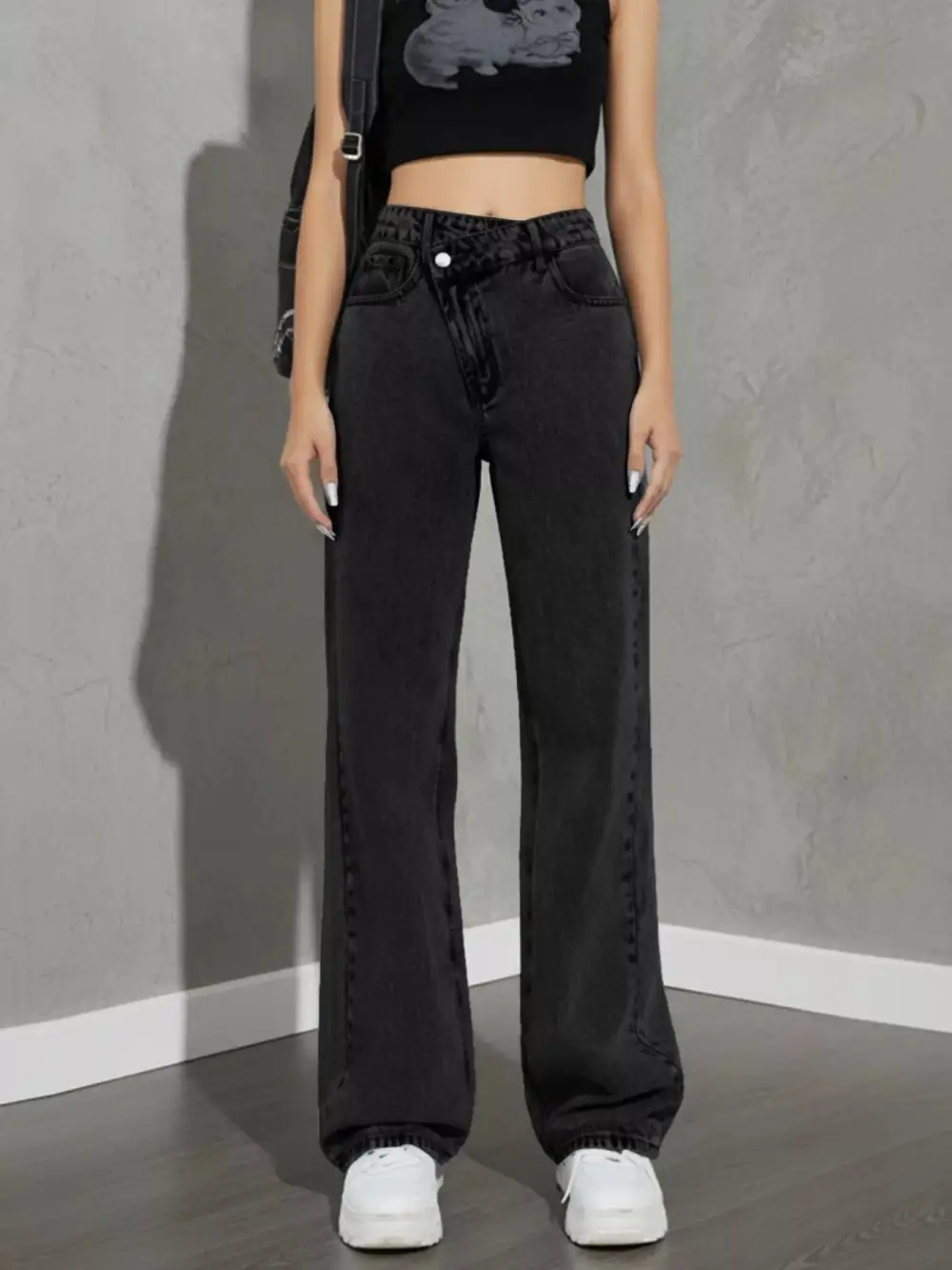 High Waist Wide Leg Jeans