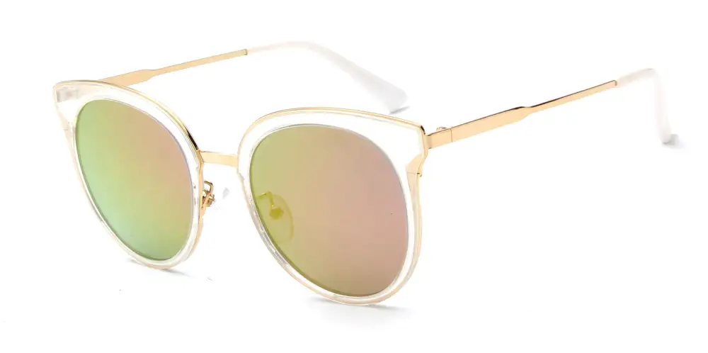 Polarized Round Cat-Eye Everyday Edit Sunglasses
