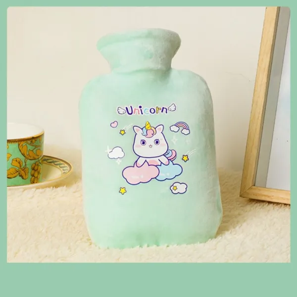 Cartoon Printed Infusing Water Fleece Cover Water Bag
