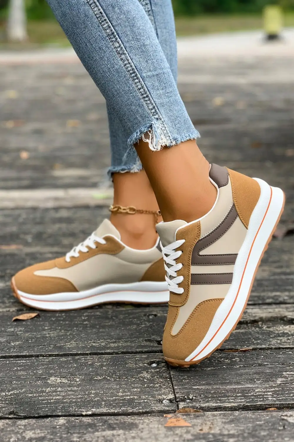 Active Lace Colorblock Sneakers