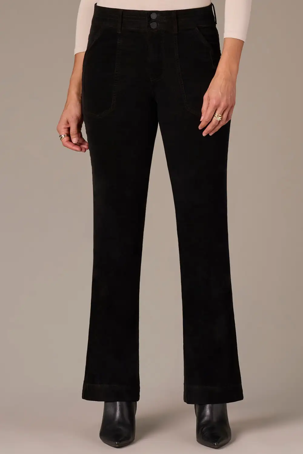 High Rise Utility Bootcut Pants