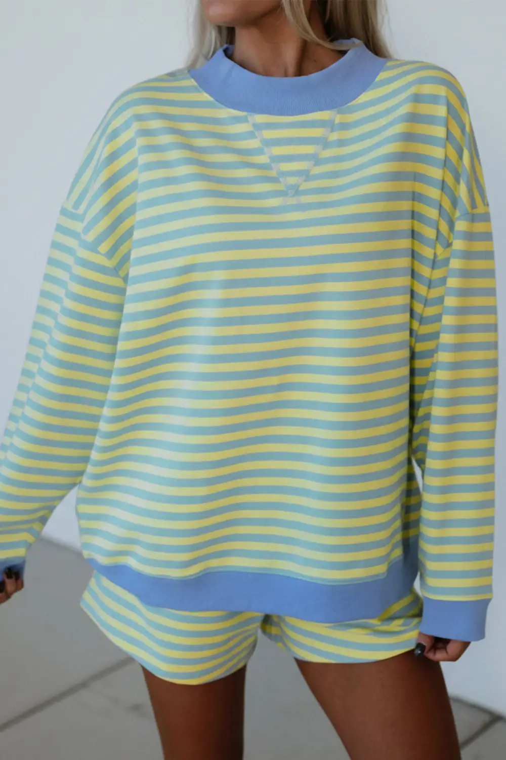 Long Relaxed Shorts Lounge Set