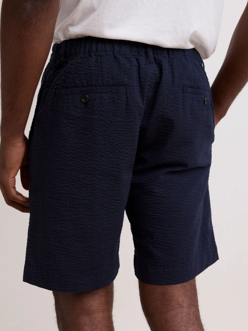 Casual Style Men's Deep Blue Shorts