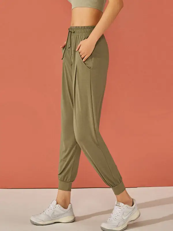 Quick Drying Loose Running Trousers Fitness Pants
