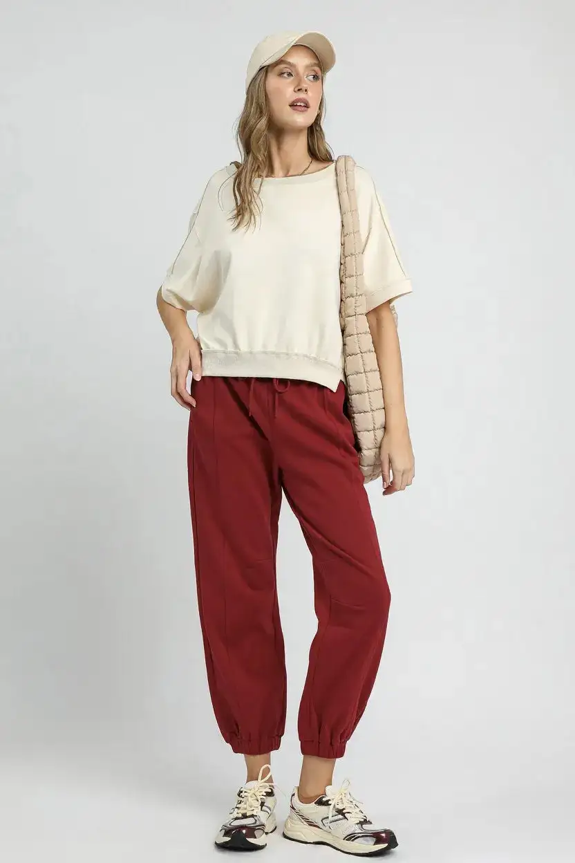 Fleece Jogger Drawstring Pants