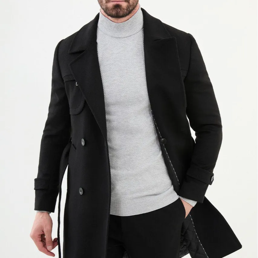 Modern Slim Fit Refined Tailored Coat