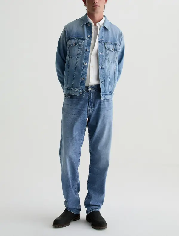Men's Relaxed Tapered Zip Fly Jeans