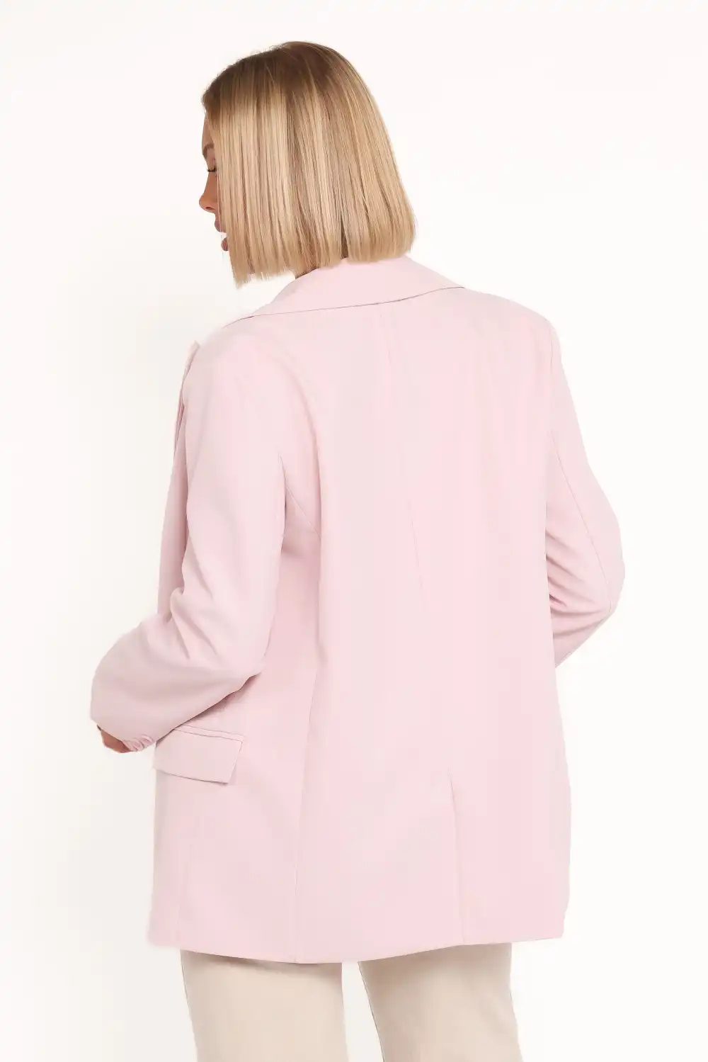 Notched Collar Blazer