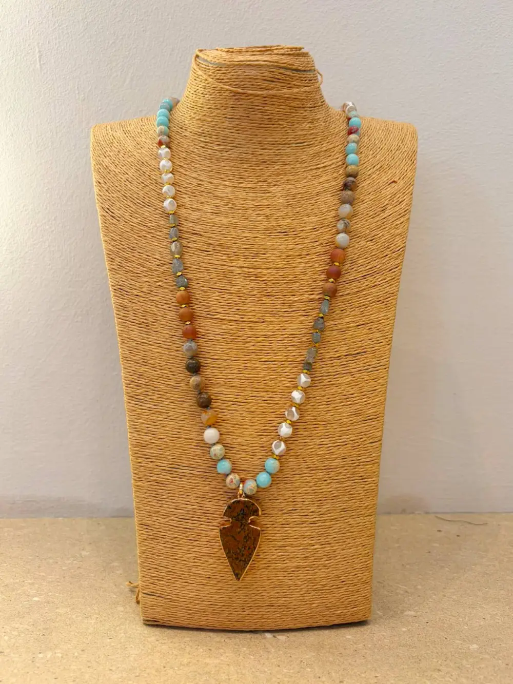 Stone Beaded Necklace
