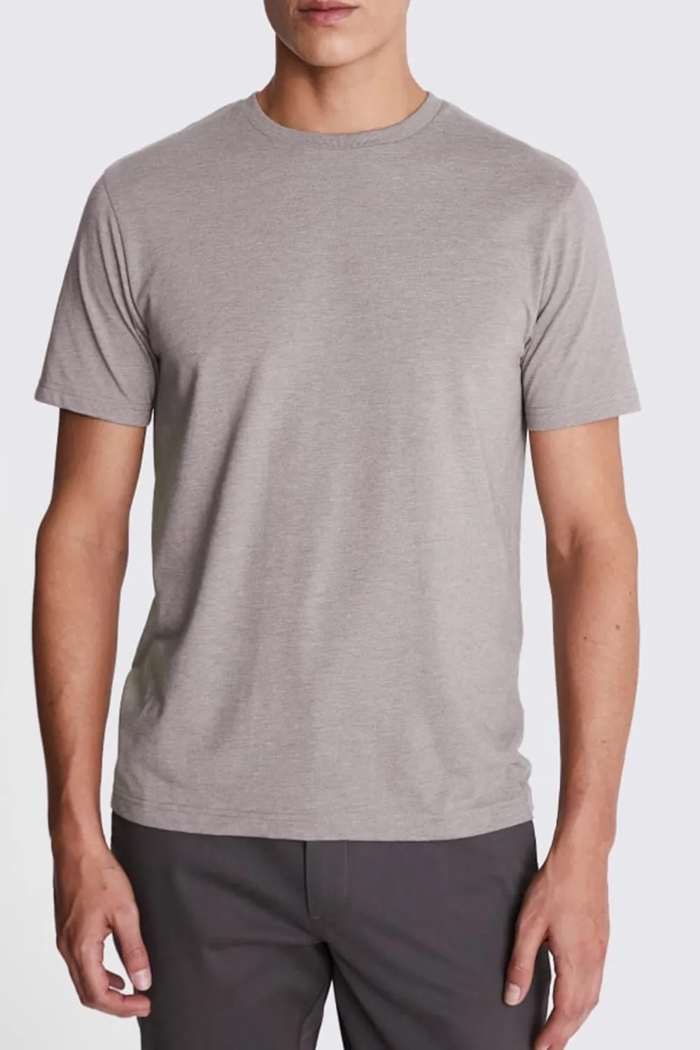Taupe Men's Multi-Functional Casual T-Shirt