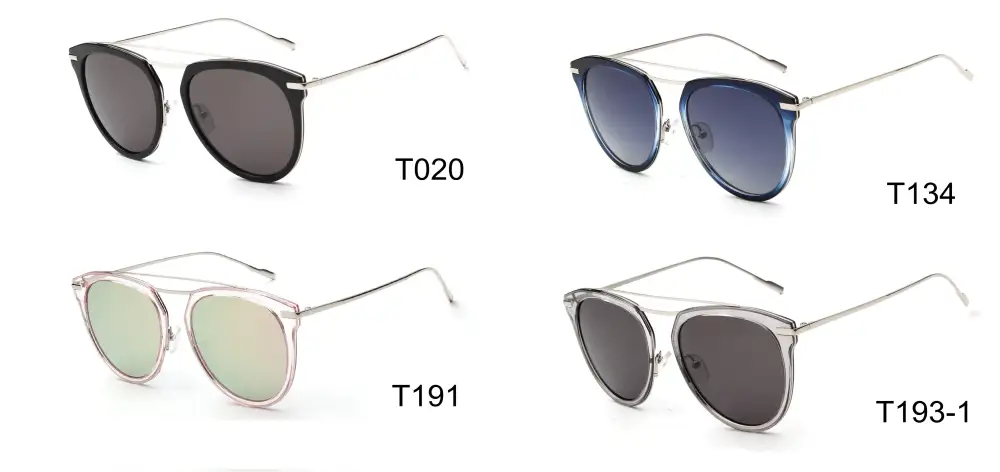 Polarized Round Cat-Eye Sunglasses