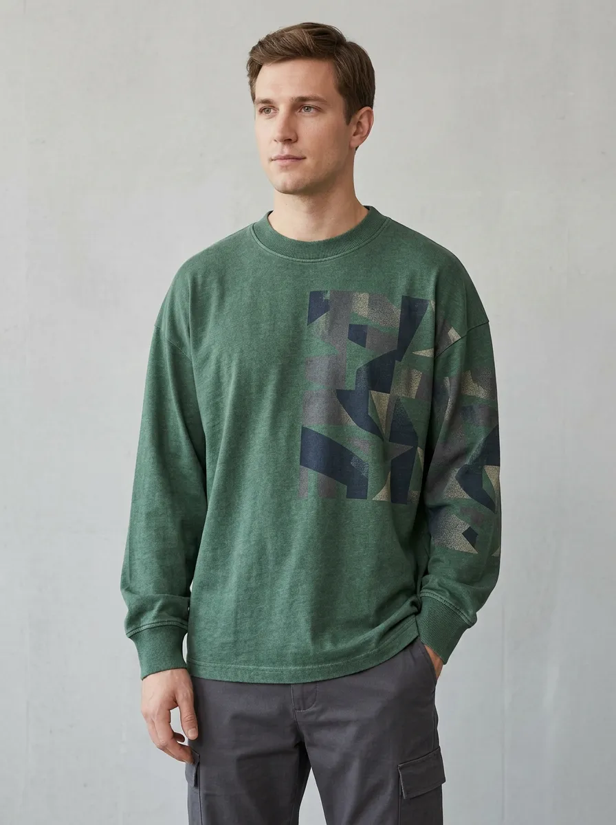 Men's Casual Long Sleeve Top