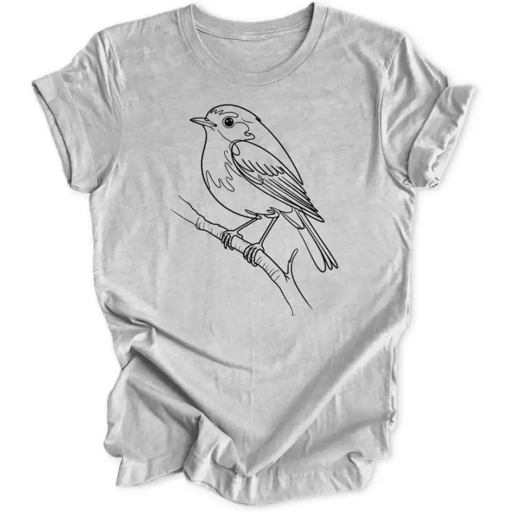 Minimalist Bird Unisex T-Shirt