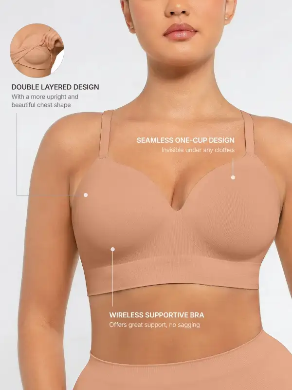 Wireless Lift Support Support Bra
