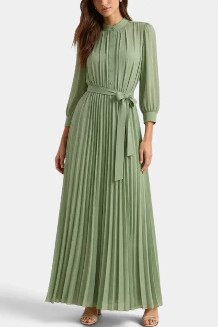 Floral-Lace Maxi Dress