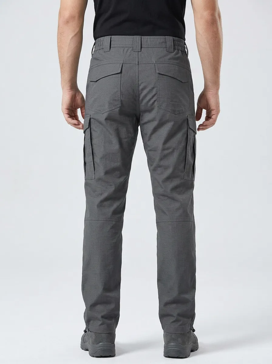 Modern Ripstop-Style Men's Multi-Pocket Waterproof Tactical Cargo Pants