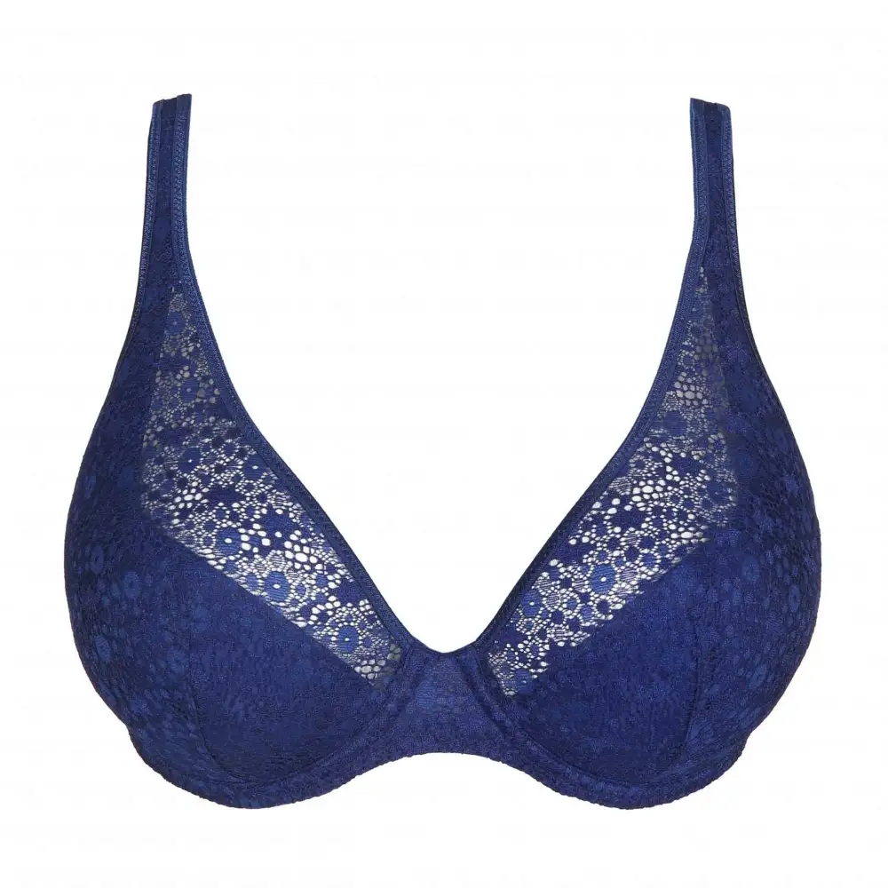 Women's Push-Up Plunge Lace Triangle Bra