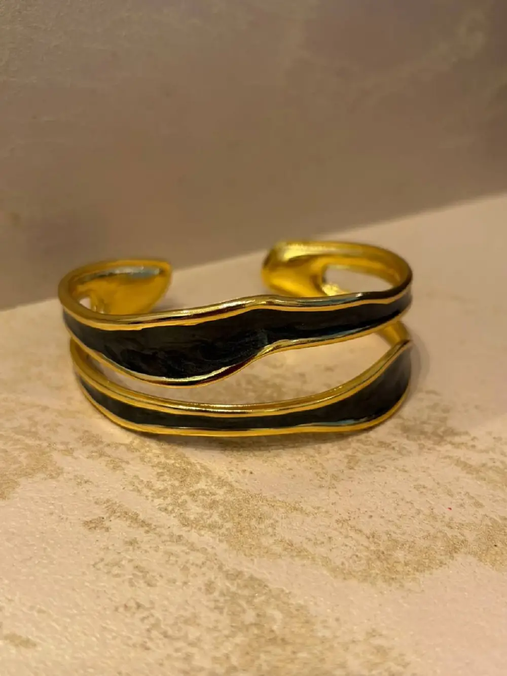 Cuff Bracelet With Metal