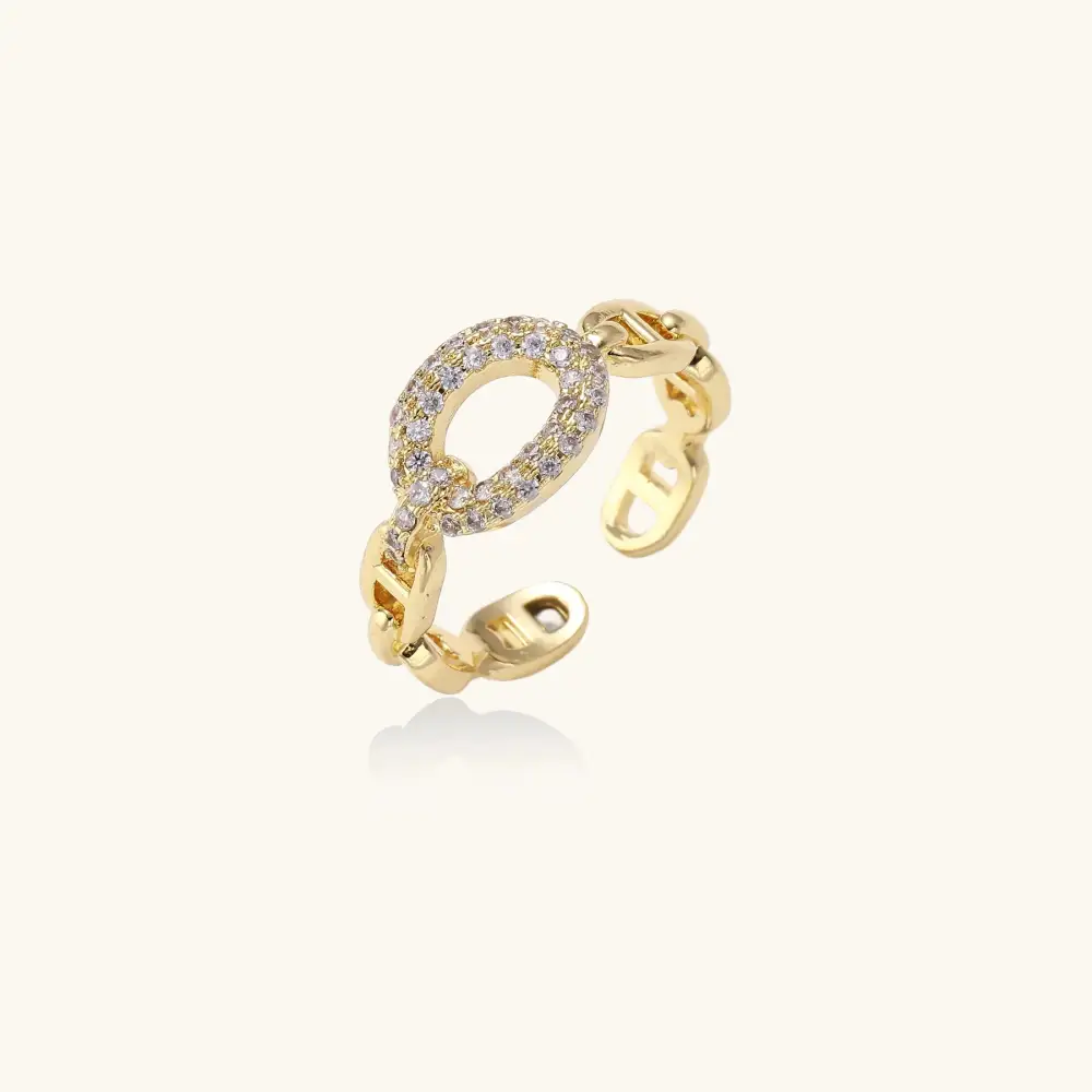 Sculptural Chain Ring