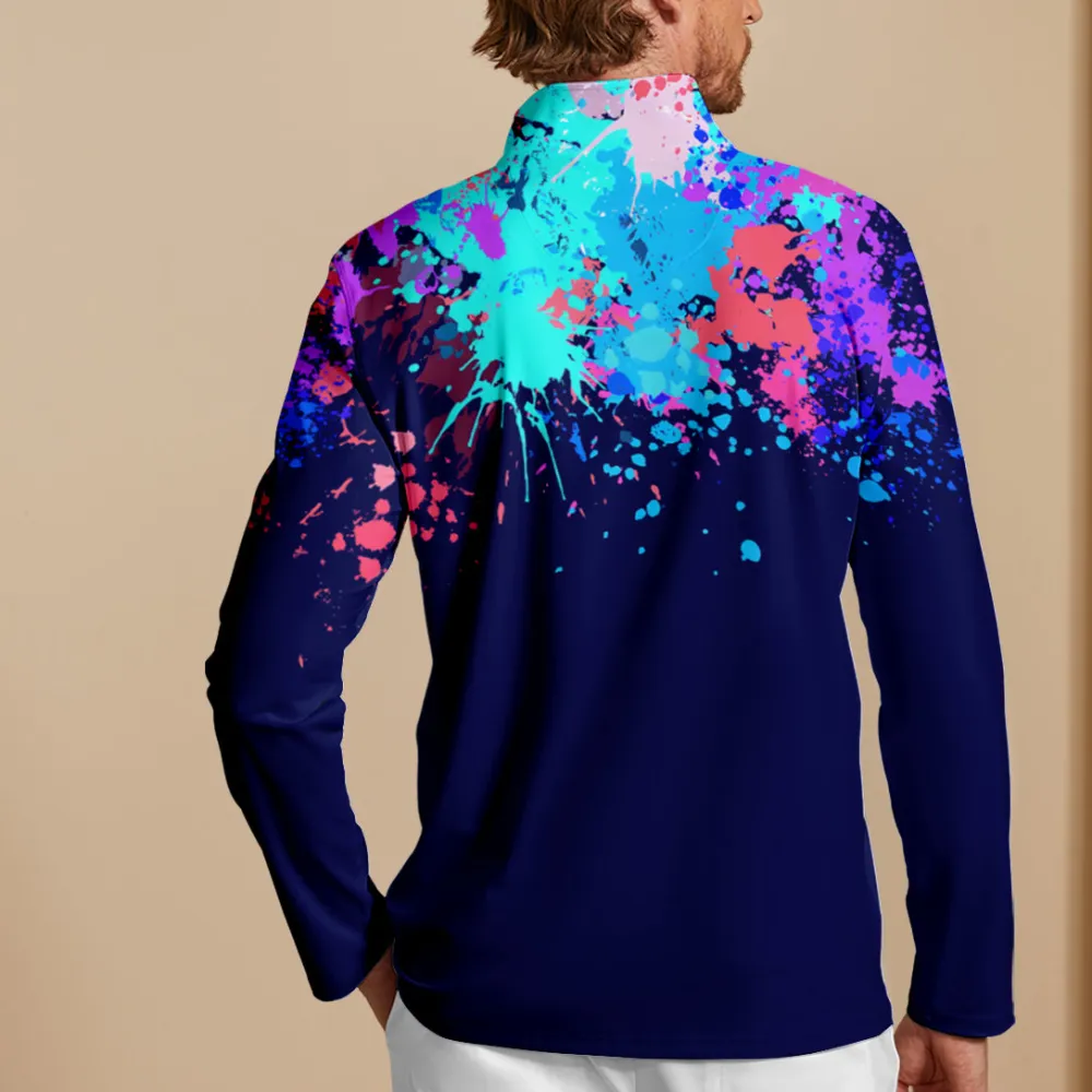 Everyday Lightweight Long Sleeve Pullover Golf Shirt