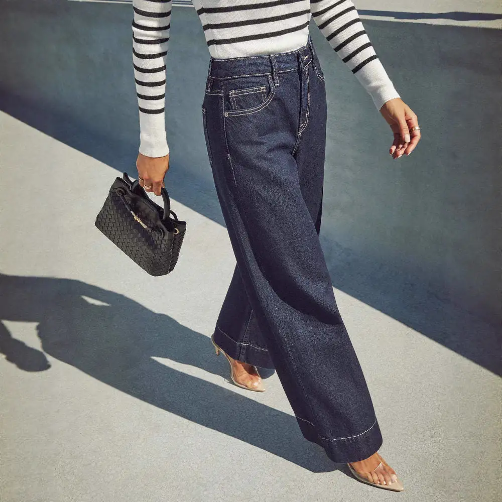 Women's High Waist Wide Leg Jeans